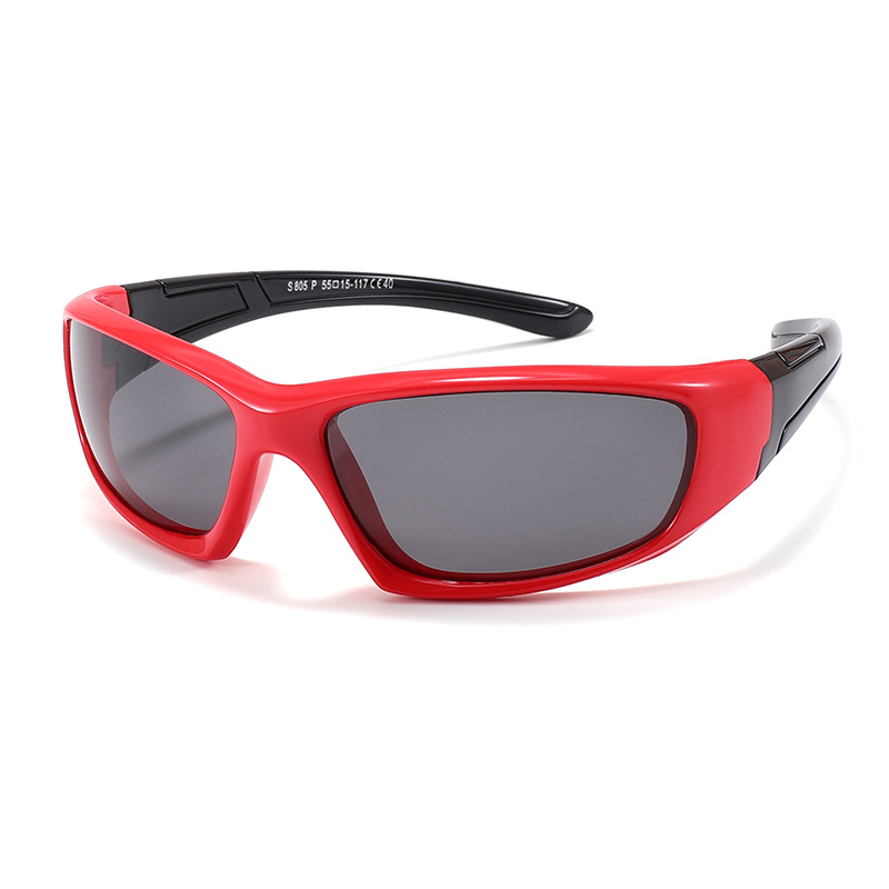 Fashion Red Frame Black Legs-c40 Children's Small Frame Sunglasses