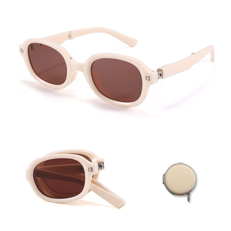 Fashion Off-white Frame-c6 Children's Folding Square Sunglasses