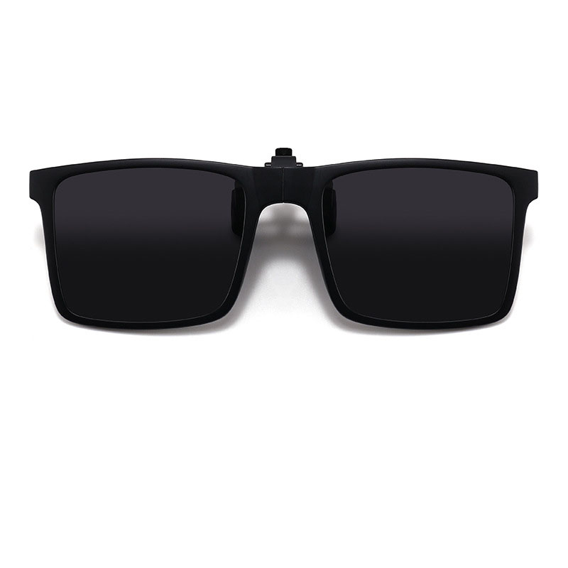 Fashion Sand Black Frame-c2 Foldable Square Glasses Clip