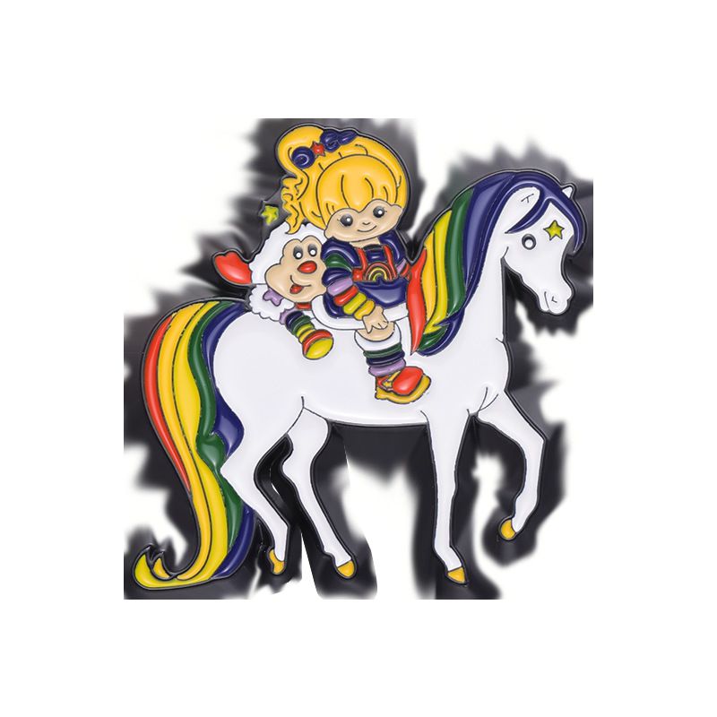 Fashion Rainbow Horse Alloy Rainbow Horse Brooch