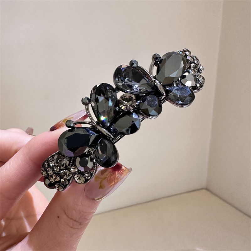 Fashion Butterfly Crystal Butterfly Hair Clip