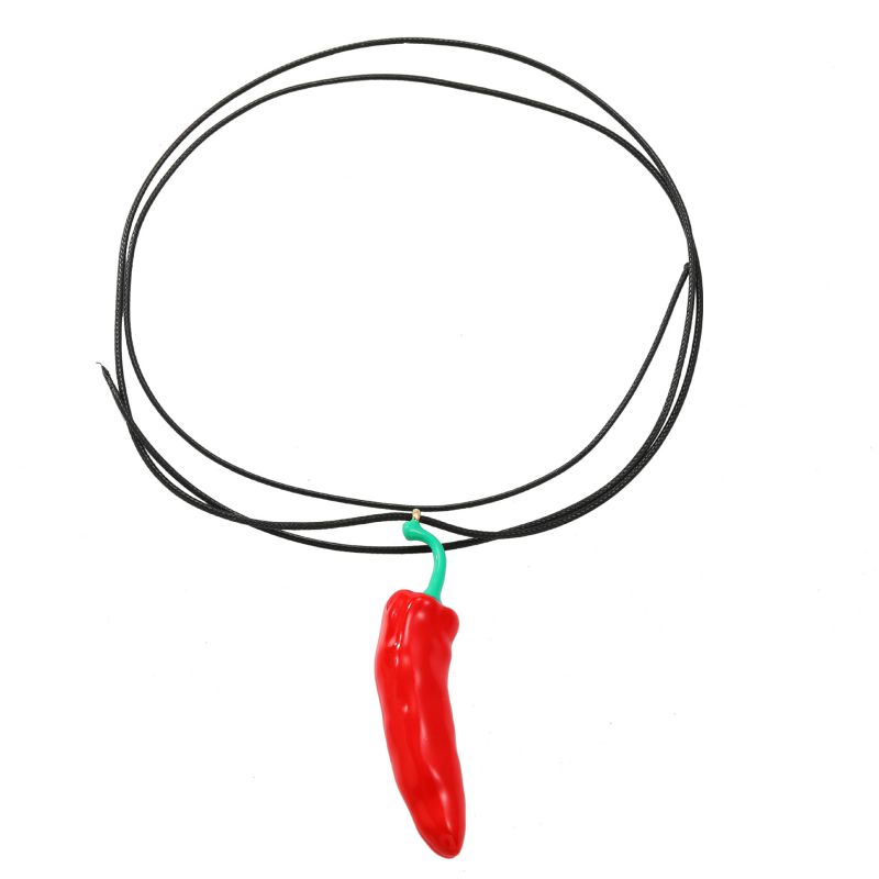 Fashion Chili Red Pepper Necklace