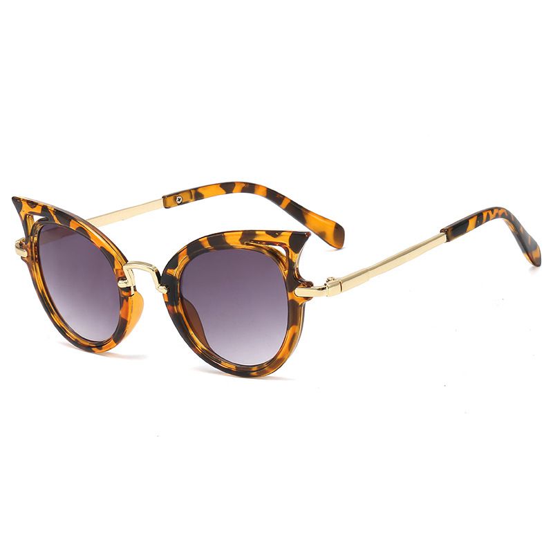 Fashion Children's Leopard Print Pc Round Children's Sunglasses