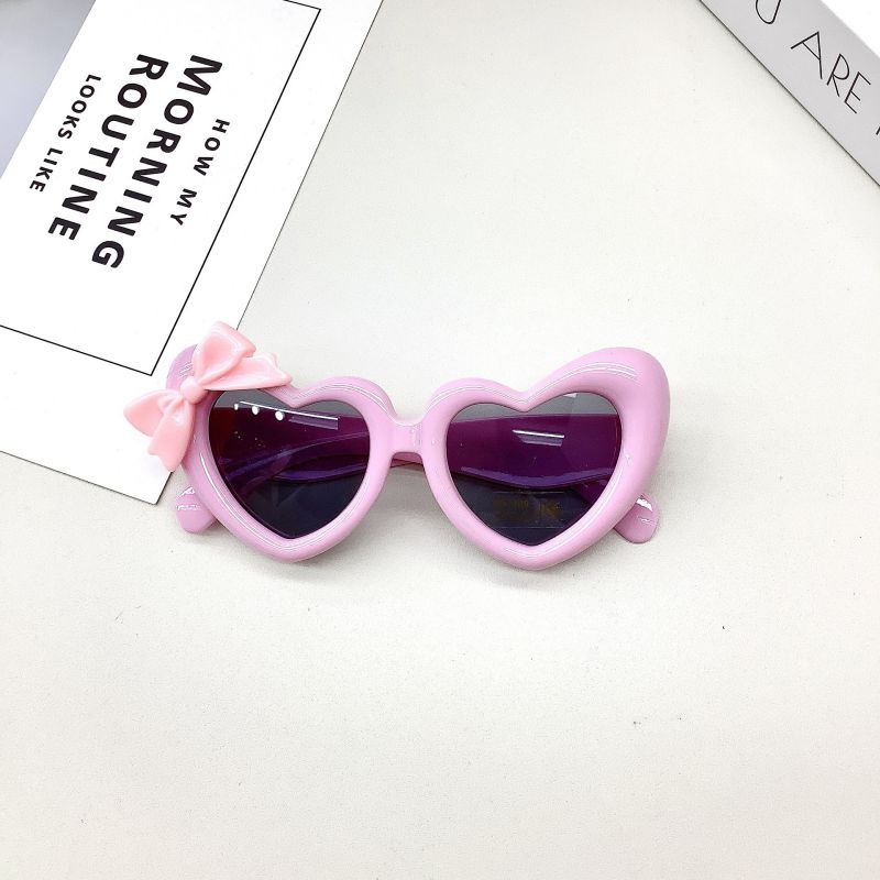 Fashion Pink Frame-children Pc Love Children's Sunglasses