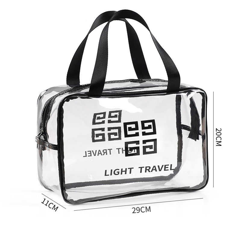 Fashion Standard Model-transparent Large Size Pvc Large Capacity Portable Storage Bag
