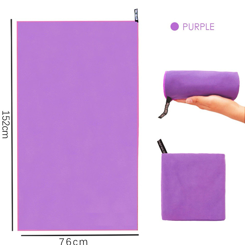 Fashion Roland Purple (77*153cm) Polyester Printed Bath Towel