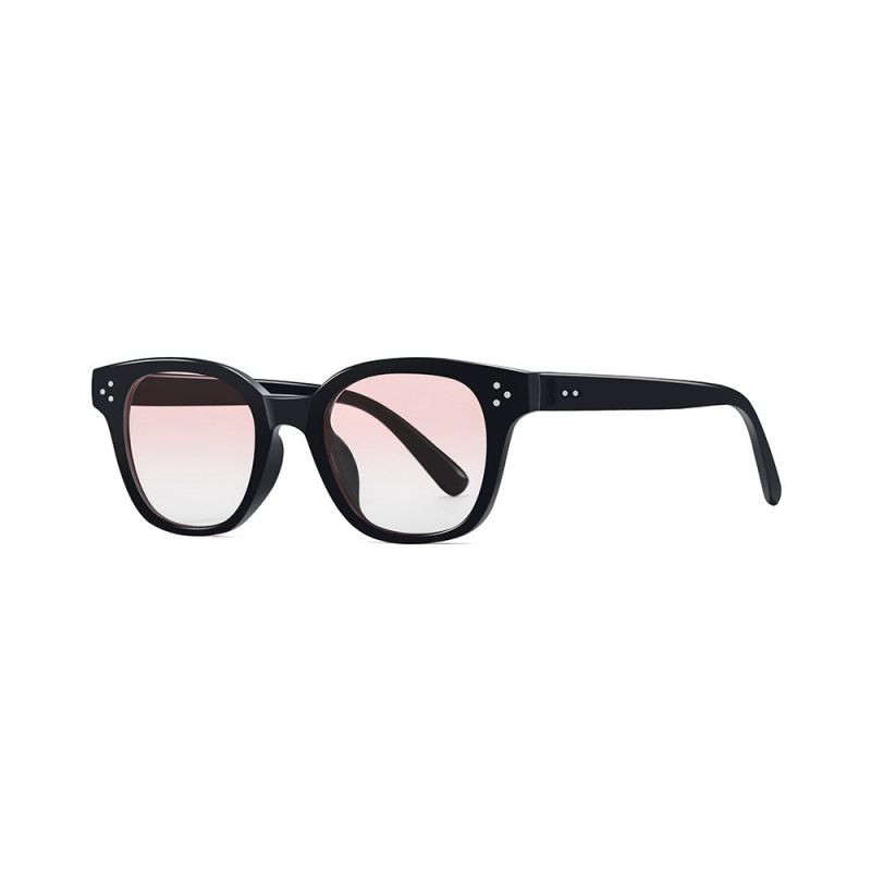 Fashion Black Frame Gradient Pc Rice Nail Large Frame Sunglasses