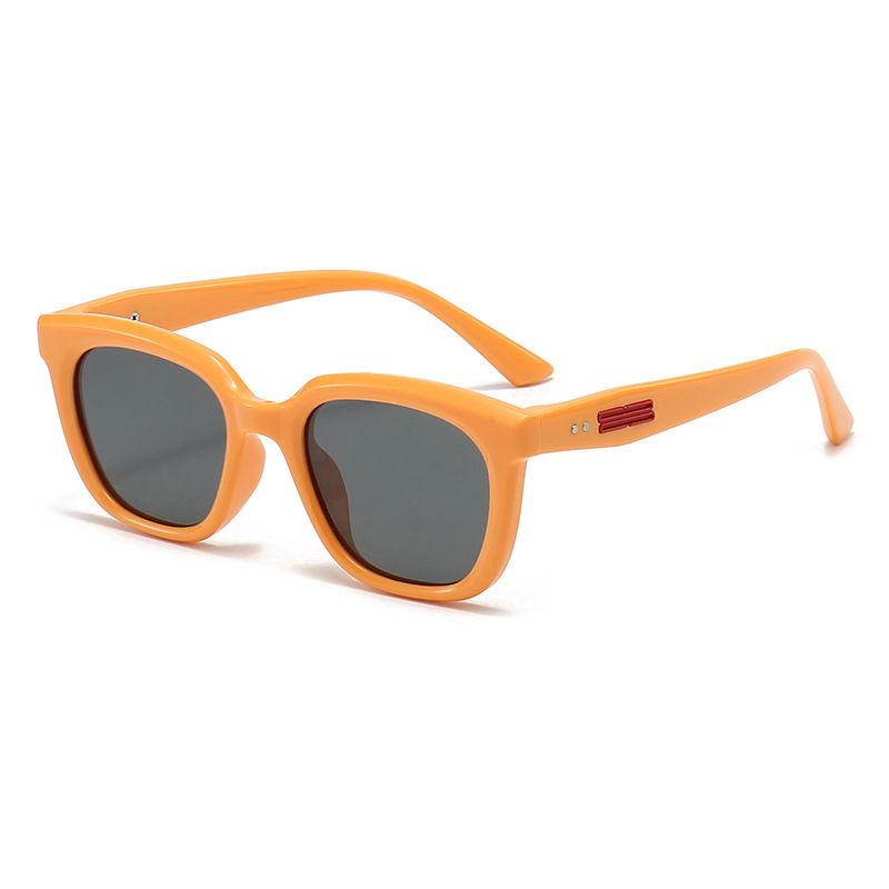 Fashion Orange Frame Tac Large Frame Children's Sunglasses
