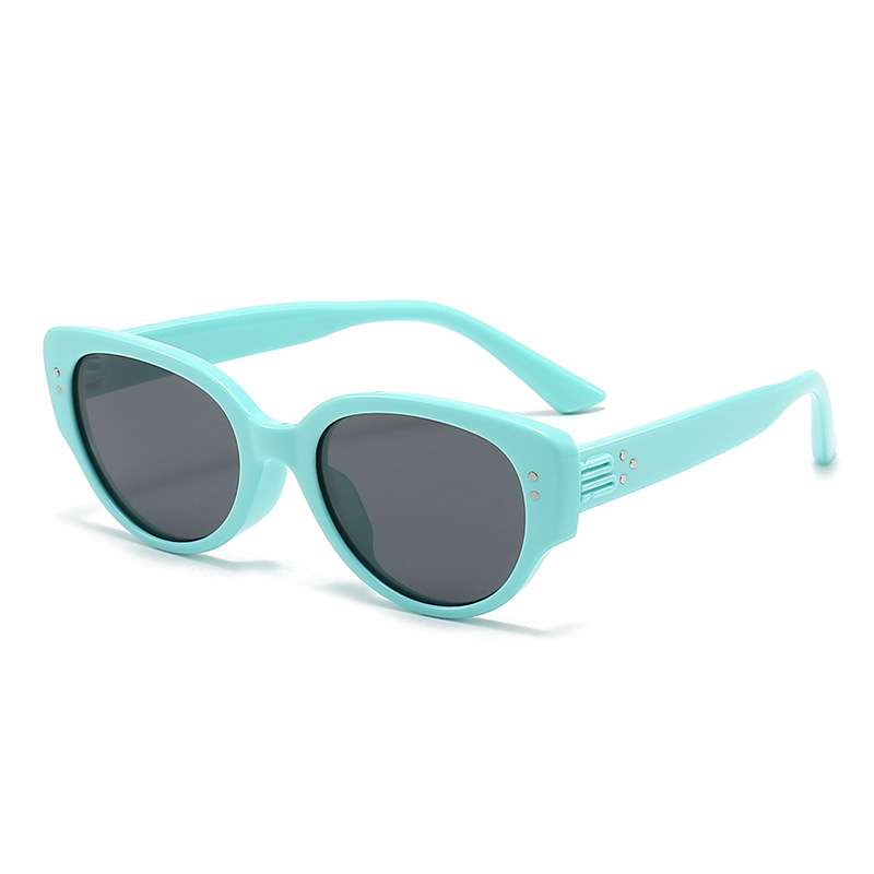 Fashion Green Box Tac Large Frame Children's Sunglasses