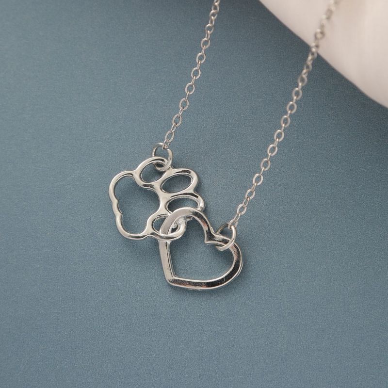 Fashion Necklace Stainless Steel Cat Claw Love Necklace