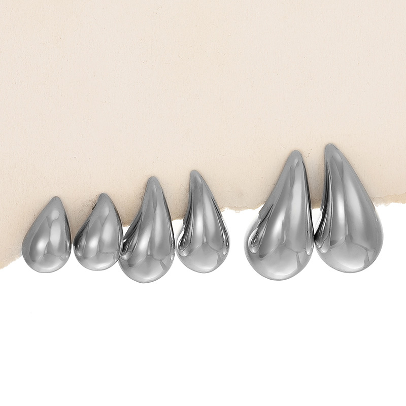 Fashion Silver Copper Drop Earrings 6-piece Set