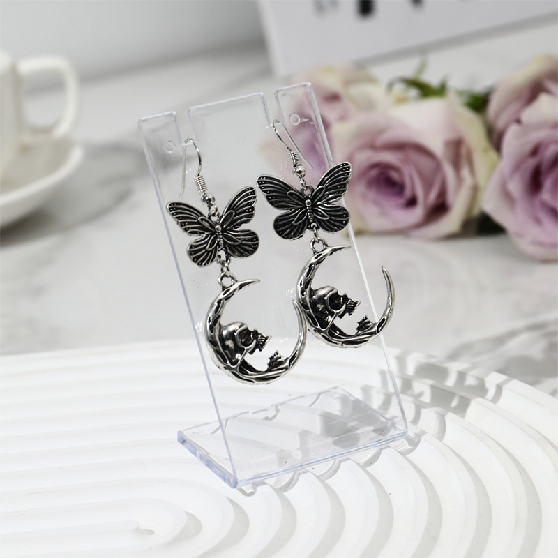 Fashion Transparent Acrylic L-shaped Earring Display Stand