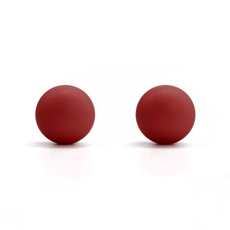 Fashion 20.burgundy Colorful Round Beads Silicone Bead Accessories