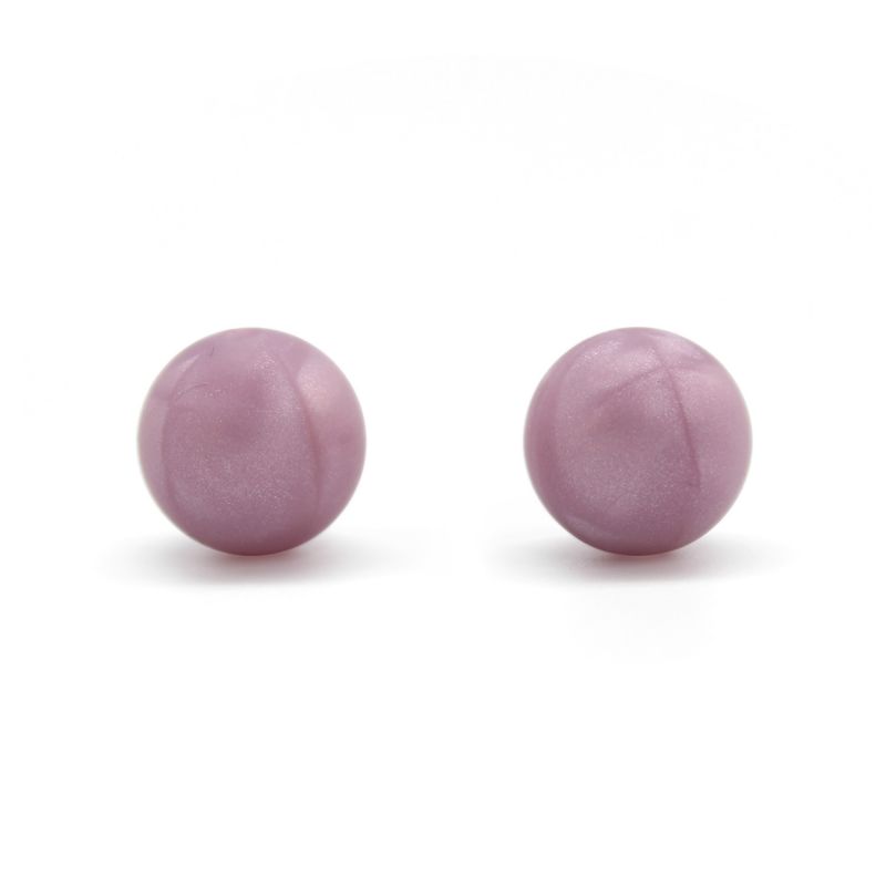 Fashion 65.metallic Purple Colorful Round Beads Silicone Bead Accessories