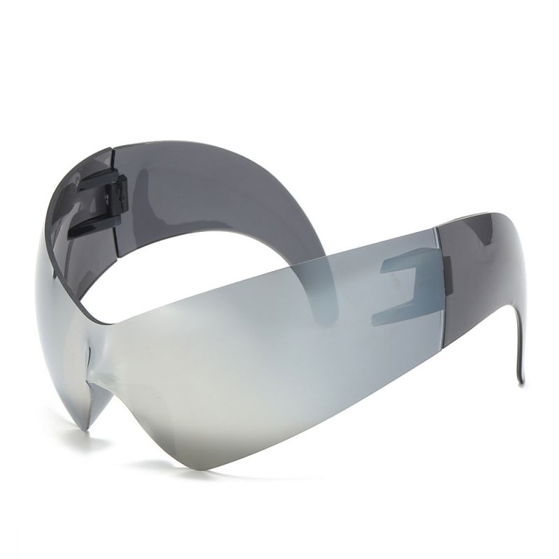 Fashion White Mercury Tablets Cat Eye Sunglasses