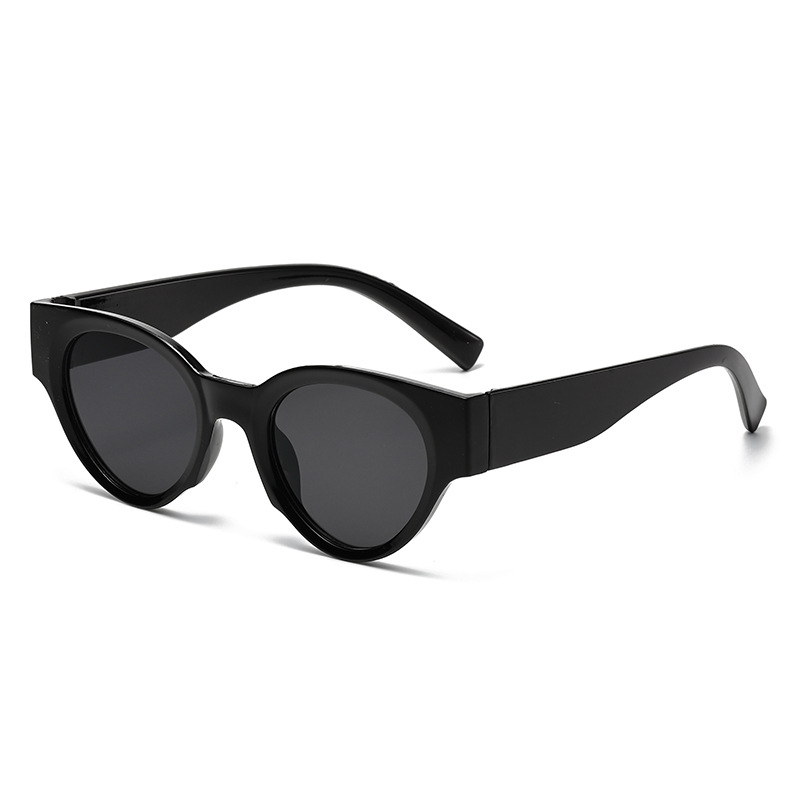 Fashion Black Ac Small Frame Sunglasses