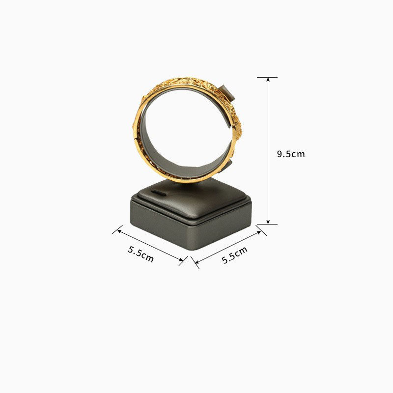 Fashion 15-dark Gray Rounded Vertical Bracelet Display Stand 5.5*5.5*9.5cm Geometric Jewelry Display Stand