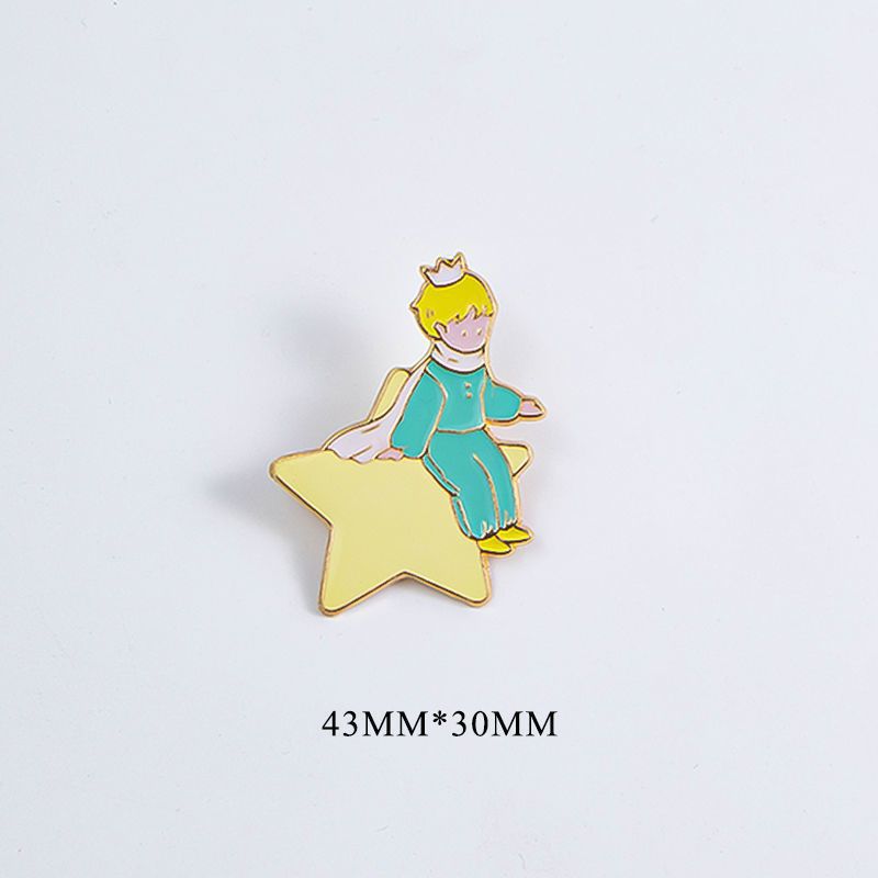 Fashion The Little Prince-finger Stars Little Prince Brooch