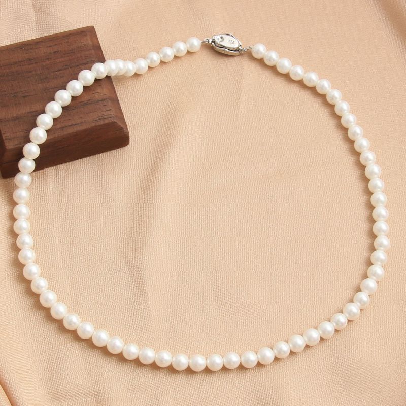 Fashion 8mm Large Size Pearl Bead Necklace