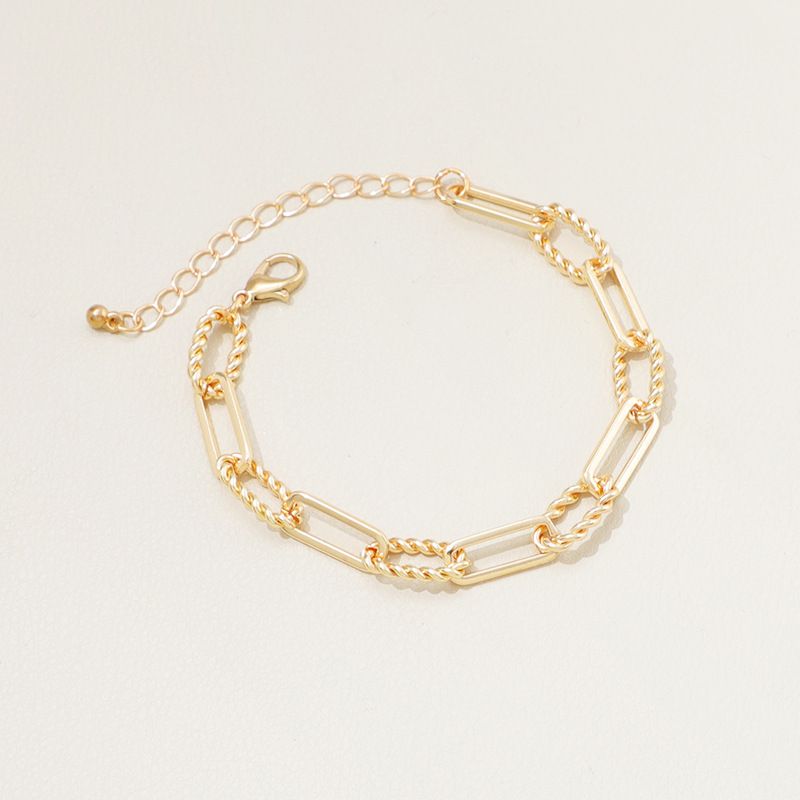 Fashion Gold Stainless Steel Chain Bracelet