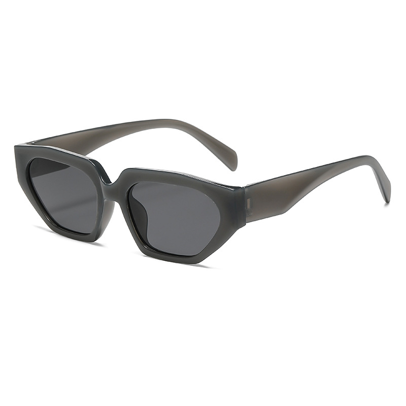 Fashion Grey Cat Eye Small Frame Sunglasses