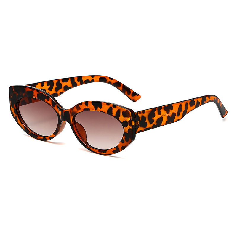 Fashion Douhua Oval Small Frame Sunglasses