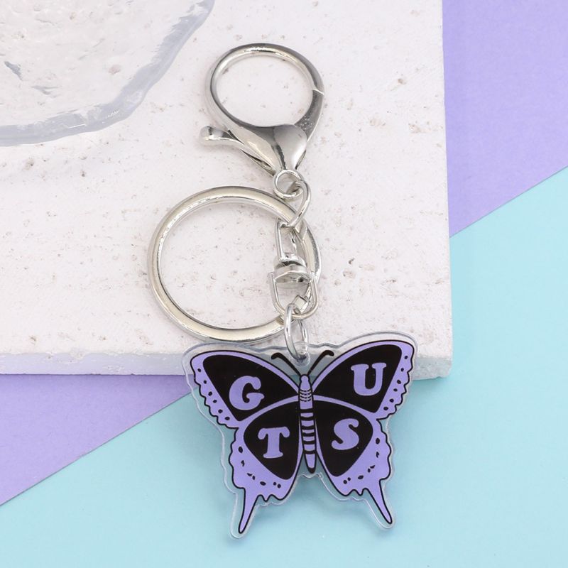 Fashion Guts Keychain Acrylic Butterfly Keychain