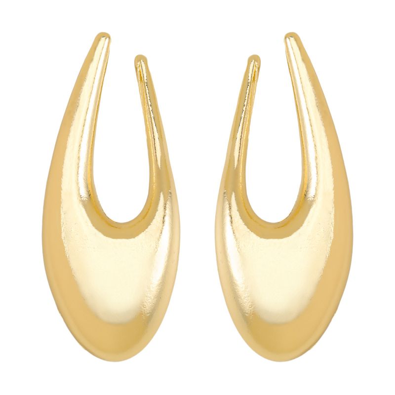 Fashion Style Three:u-shaped Gold Alloy Geometric U-shaped Ear Clip