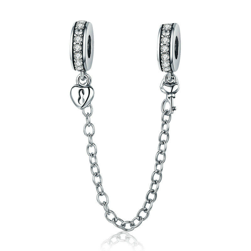 Fashion Silver Silver Geometric Chain Loose Beads