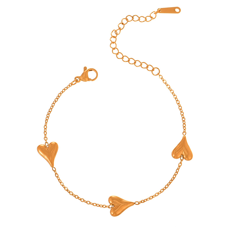 Fashion Gold Titanium Steel Love Bracelet