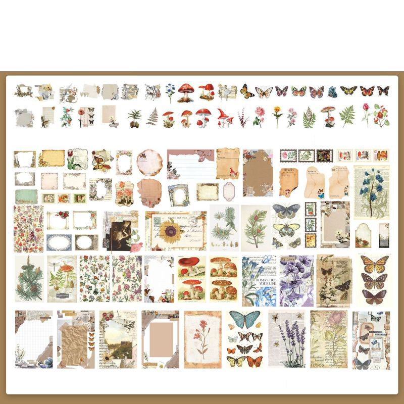 Fashion Gifts Of Plants And Trees-200 Sheets 200 Sticker Material Pack