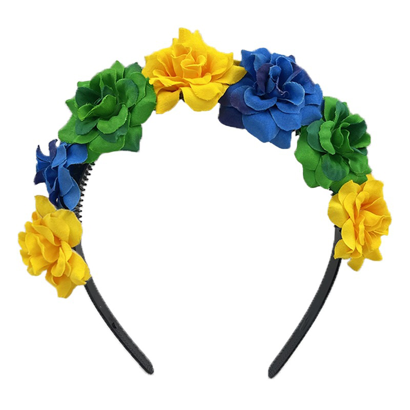 Fashion 4# Simulated Three-dimensional Flower Headband