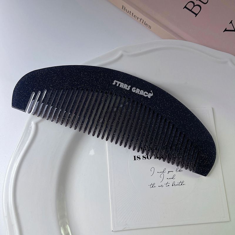 Fashion Comb-black (about 14.5*5cm*4mm 22g) Glitter Comb