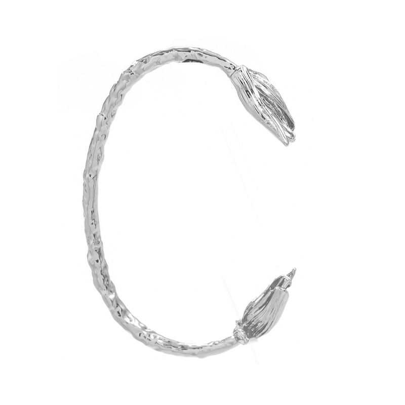 Fashion Silver Alloy Tulip Bracelet