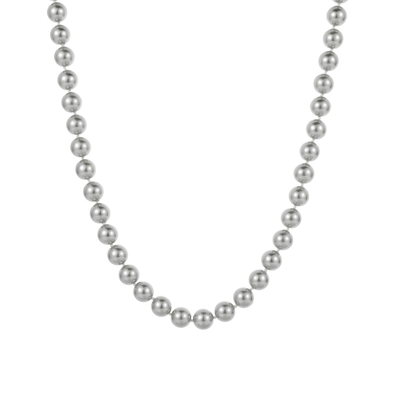 Fashion Gray Pearl Necklace Pearl Bead Necklace