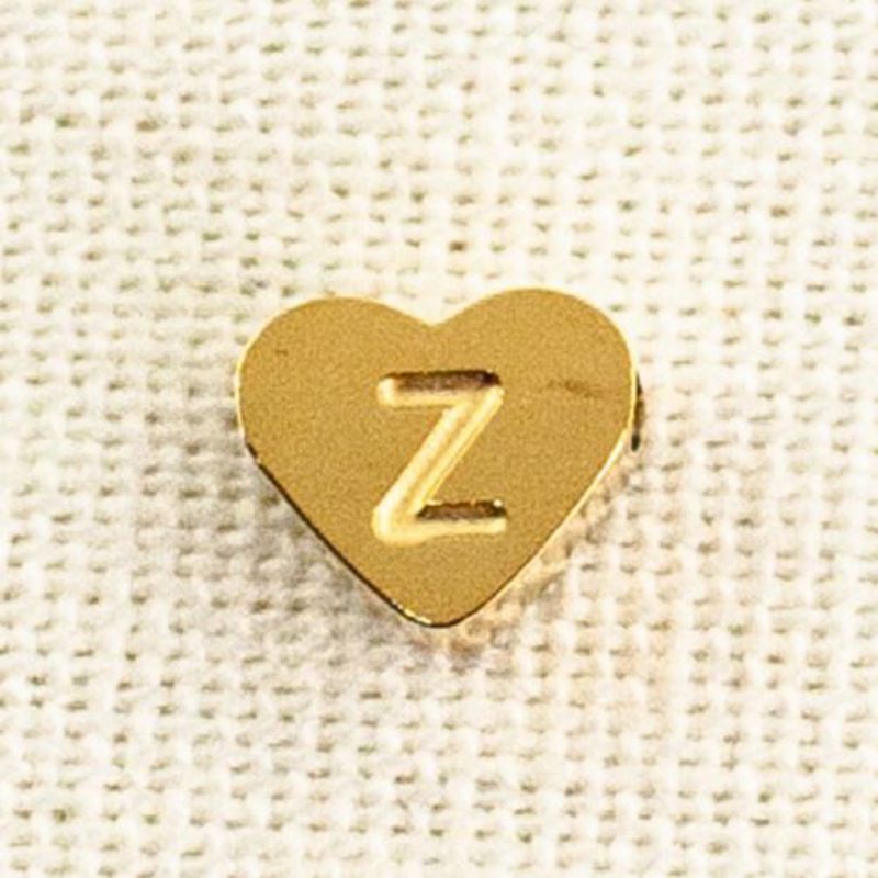 Fashion Z Stainless Steel Love 26 Letter Perforated Accessories