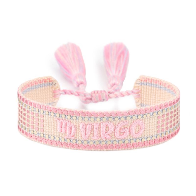 Fashion Sequins-virgo-virgo Cord Braid Embroidered Bracelet