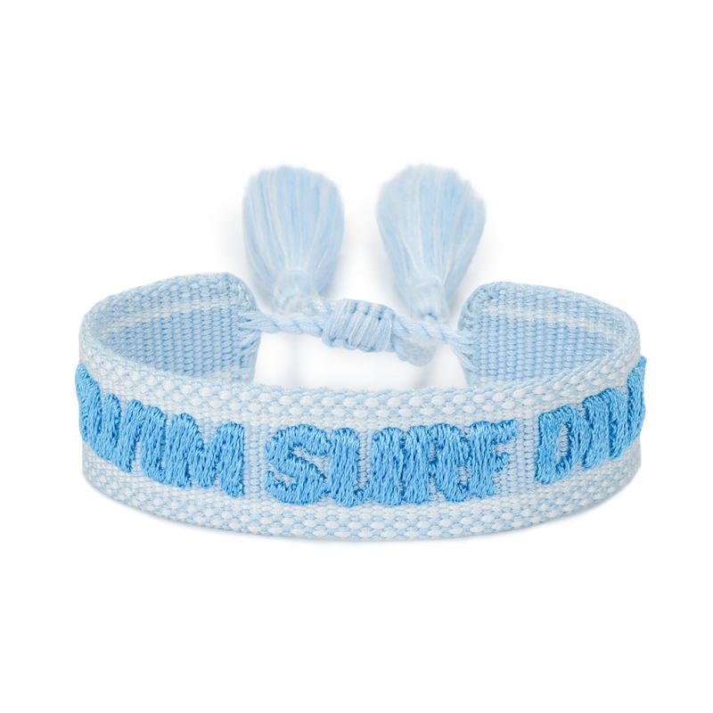 Fashion 237-swim Surf Dive Cord Braid Embroidered Bracelet