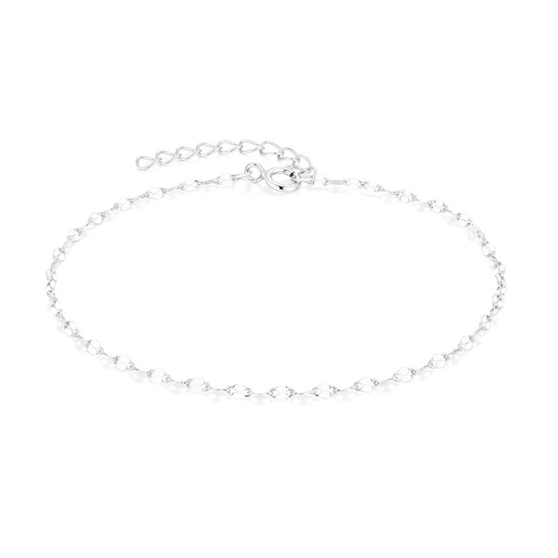 Fashion Silver Silver Chain Bracelet
