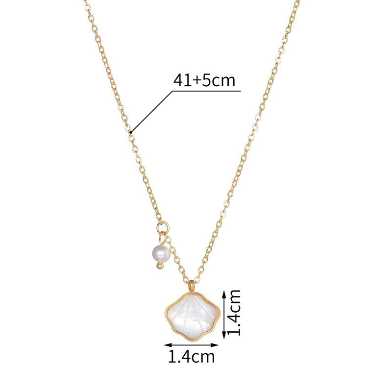 Fashion Mother Of Pearl Shell Pendant Necklace N2083 Mother Of Pearl Shell Pendant Necklace