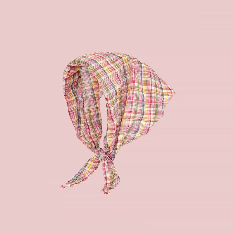 Fashion Rainbow Headscarf (y2k Millennium Pink) Fabric Printed Headscarf