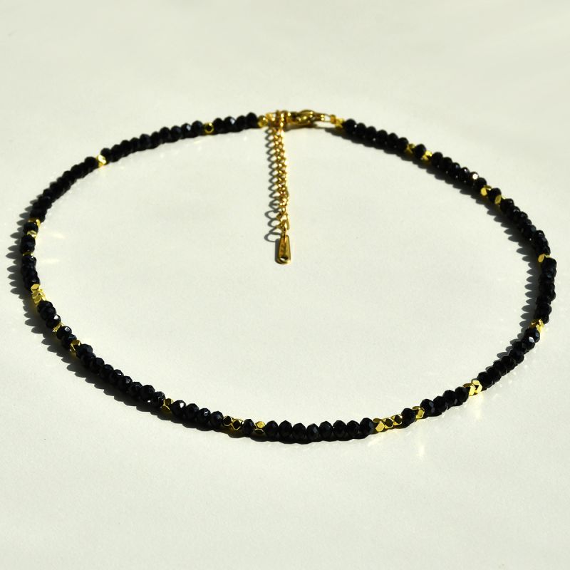 Fashion 6# Geometric Crystal Beaded Necklace