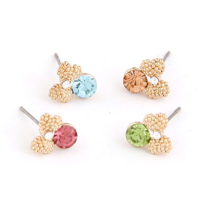 Satchel Multicolor Sweet Bowknot Decorated Design (4pcs)