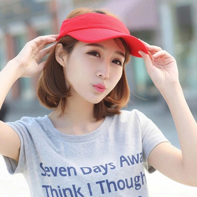trendy Red Pure Color Empty Top Shape Design