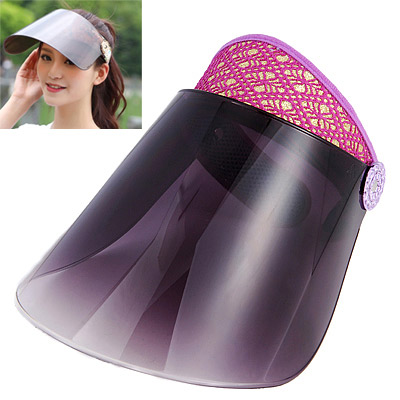 Adjustable Purple & Gray Adumbral Empty Hat Shape Simple Design