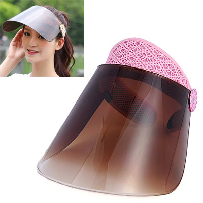 Adjustable Pink & Brown Adumbral Empty Hat Shape Simple Design