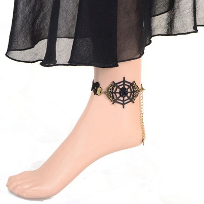 Detachable black steering wheel decorated design alloy Fashion Anklets