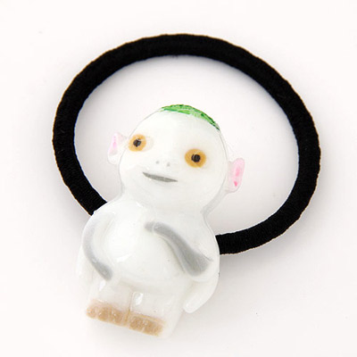 Lovely White Cartoon Animal Shape Simple Design Rubber Band Hair band hair hoop