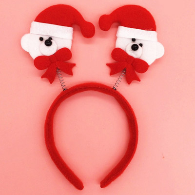 Lovely Red Bear Shape Decorated Asymmetry Design