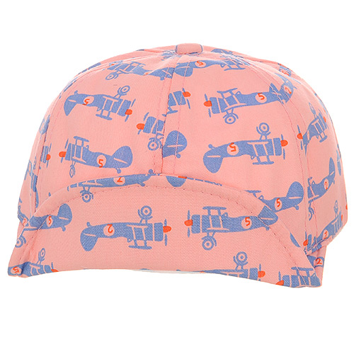 Cute Pink+blue Aircraft Pattern Decorated Pure Color Design